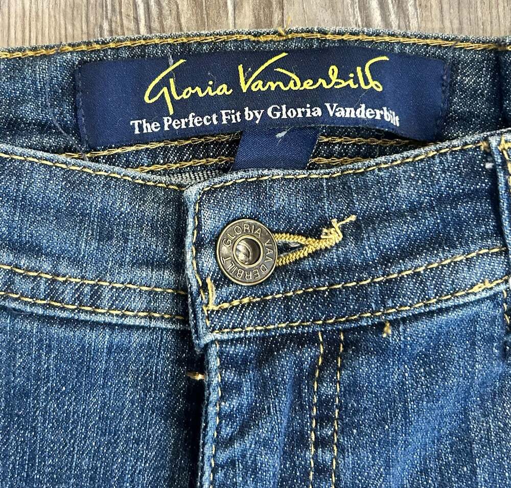 Gloria Vanderbilt The Perfect Fit Blue Denim Jeans Size 12